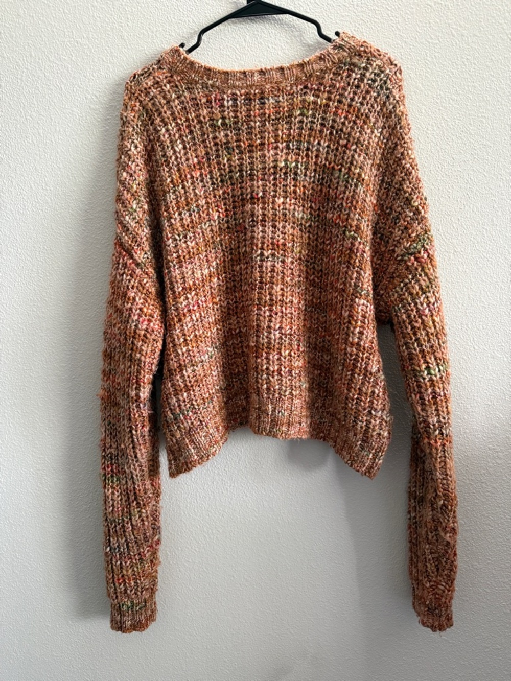 FRAME Marled Knit Sweater Size M Cozy Chunky Pullover - Picture 3 of 7